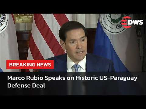 BREAKING: Marco Rubio Highlights Historic US-Paraguay Military Agreement Signing Ceremony | AC14