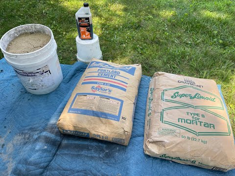 Type N mortar from scratch (the old way)