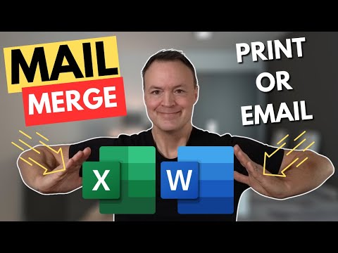 Mail Merge Made Easy: From Excel to Word to Outlook