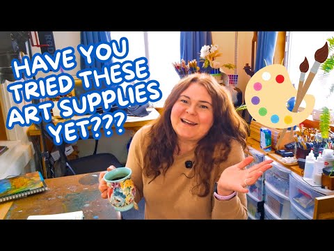 12 Super Exciting New Art Supplies for Summer 2025! Art Studio Vlog Art Haul