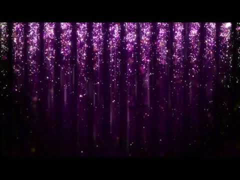 Abstract Dark Purple Luxury Glowing Glitter Particles Sparkle Overlay Animated Background Aesthetic