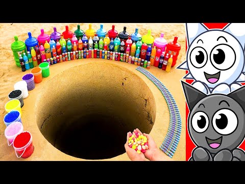 9,679,238 SODA’S vs GIANT MENTO Explosion!