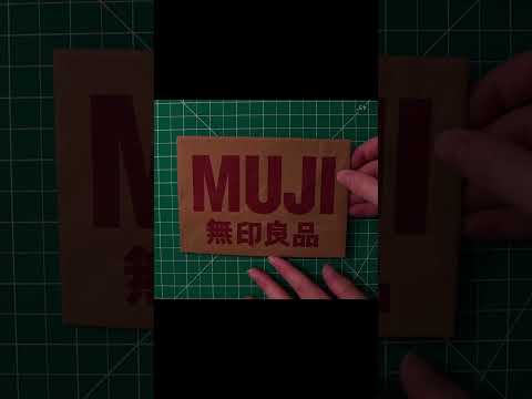 Making a Book out of a MUJI Paper Bag 📚