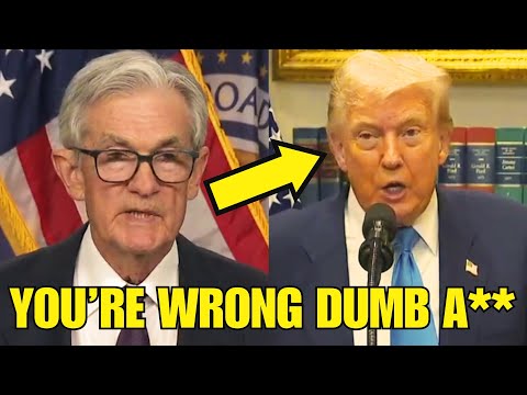 Trump RAGES on Fed Powell & GDP inflation