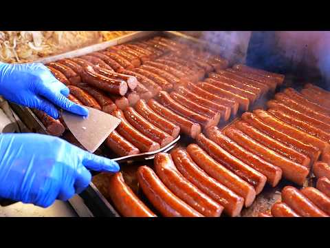 American Street Food - The BEST HOT DOGS in America!