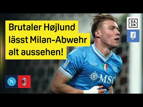SSC Neapel - AC Milan | Halbfinale | Supercoppa | DAZN Highlights