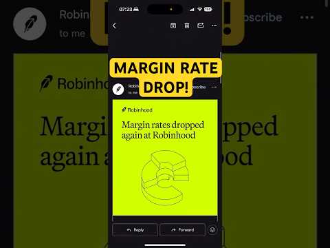 Robinhood Margin Rates Just Dropped!  #robinhoodinvesting #robinhoodmargin #margin