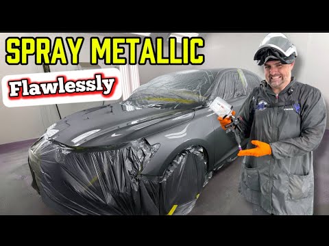 How to Paint Metallic on a Car