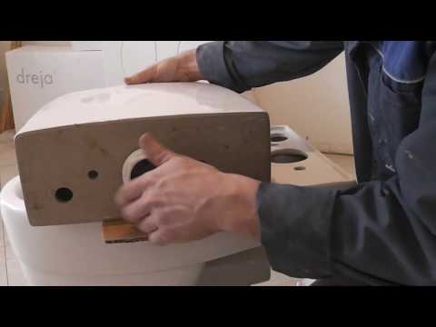 Assembly and installation of the toilet