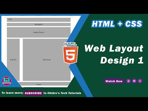 How to create Website Page Layout in HTML CSS | using Float - Web Layout Design Tutorial 01 🚀