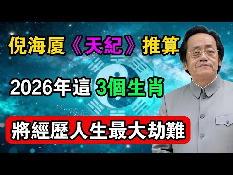 倪海廈《天紀》推算：2026年這3個生肖，將經歷人生最大劫難！#命理解析 #倪海廈 #天幹地支 #人生轉運  #流年運勢 #易經 #國學智慧