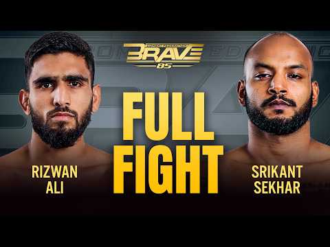 Rizwan Ali VS Srikant Sekhar | Pakistan vs India Full MMA Fight | BRAVE