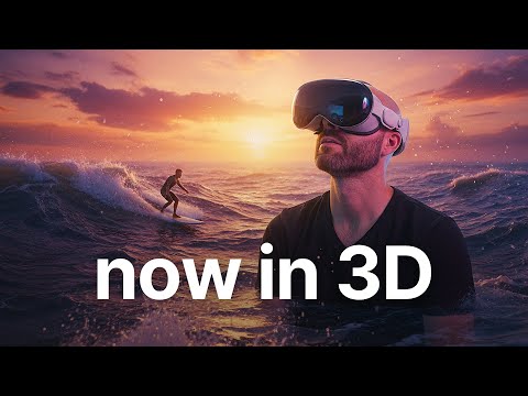 This App Turns 2D Videos into Spatial Videos on Apple Vision Pro