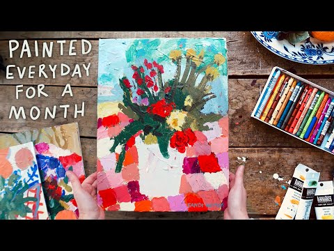 I Painted Everyday For A Month
