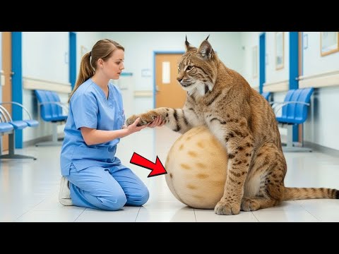 Injured Pregnant Bobcat Walks Into Hospital Begging a Nurse for Help — What Happens Next Shocks