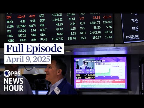 PBS News Hour West live episode, April 9, 2025