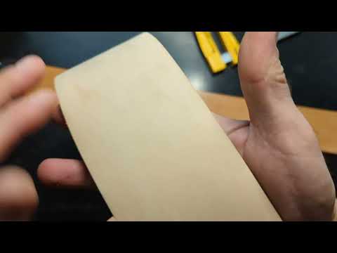 Ремонт двух ремней для правки клинковых бритв для Артема.