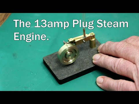 The 13amp Plug Steam Engine. A Model Using Parts From  a 13 amp Plug.