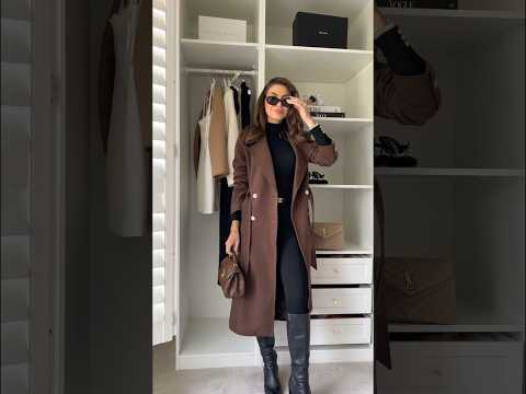 Love this chocolate brown outfit 💫 #ootd #outfit #fashion #style #outfits #coat #outfitideas #grwm