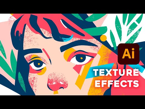 7 Creative Ways to Add Texture in Adobe Illustrator #yesimadesigner