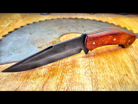 Making A Hunting Knife From An Old Saw Blade