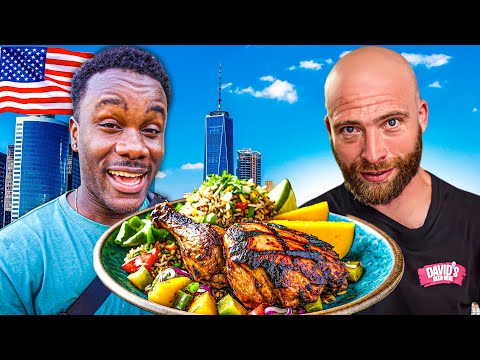 NYC's Ultimate Caribbean Food Tour! Jamaican Jerk Queen In Brooklyn!