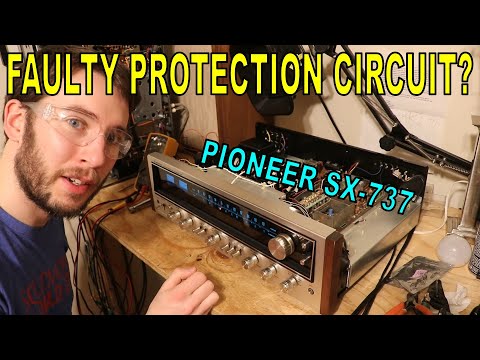 Another Pioneer SX-737! Why won't the relay click in?