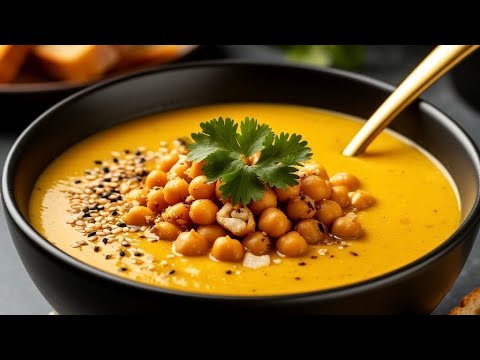 Budget Chickpea Soup in 15 Minutes — Simple, Tasty & Healthy! 🍲