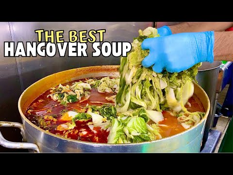 ULTIMATE Hangover Soup | Spicy Pork Bone Soup | Korean Food in Los Angeles