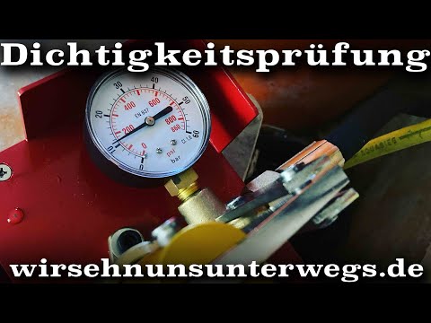 💧Dichtigkeitsprüfung von Wasserleitungen | Schnäppchenhaus | michaswerkstatt