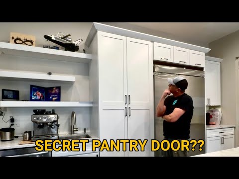How I Installed a Secret Hidden Pantry Door with KraftMaid Cabinets