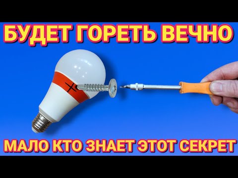 ETERNAL LED LIGHT BULB in 5 minutes: A secret no one knows