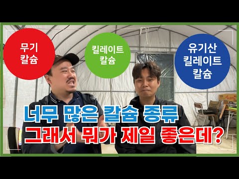 칼슘비료 1등은 어떤 성분이 들어있을까? 어떤 칼슘비료가 제일 좋은지 알려드립니다 | 비료전문가가 바라본 광고 없는 솔직리뷰 | 농대남들 칼슘제 2편