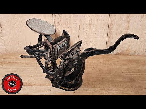 Antique Business Card Letterpress [Restoration]