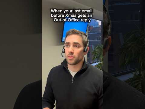 When your last email before Xmas gets an Out-of-Office reply 🙌