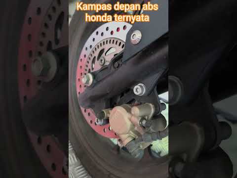 kampas depan abs honda ternyata beda beda #honda #abs #kampasrem