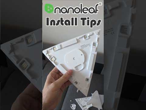 Nanoleaf Panels, But Properly Mounted. #gaming #nanoleaf