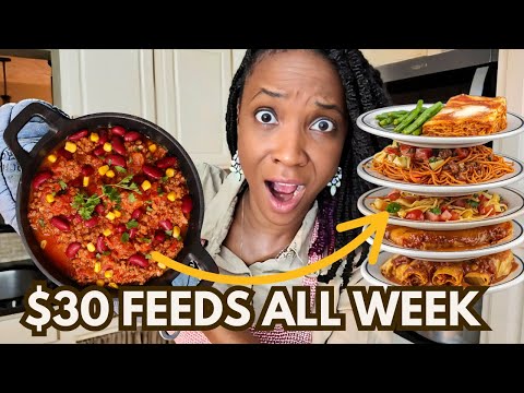How I Fed My Family ALL WEEK for $30 (with Chili) | Copy This!