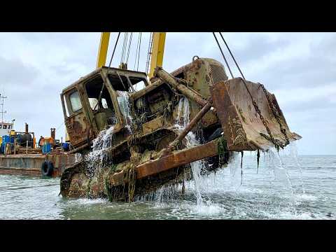 Restoring a Military Bulldozer Lost Under the Ocean for 65 Years — Incredible Transformation!