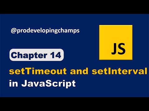 setTimeout and setInterval in JavaScript | JavaScript Full Course | #14