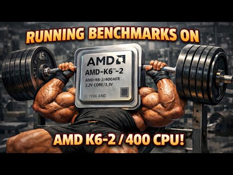 Running benchmarks on AMD K6-2/400 CPU 
