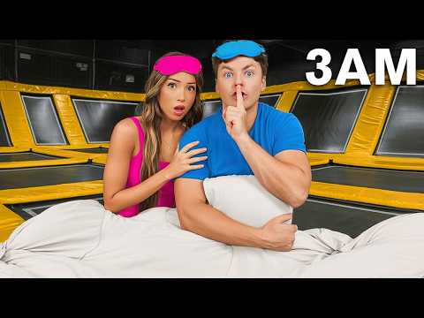 I Secretly Lived in A Trampoline Park Overnight