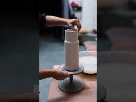 How I Glaze a Tall Vase