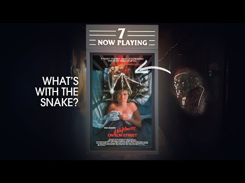 What's hidden in this original NIGHTMARE ON ELM STREET poster?