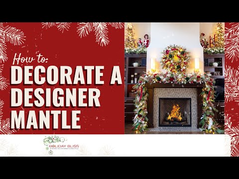 How to Decorate a Designer Mantle