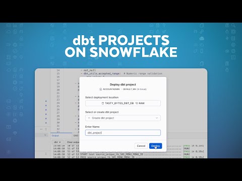 Running dbt Projects On Snowflake