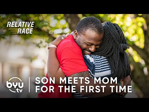 Son Meets Mom For The First Time | Relative Race | BYUtv