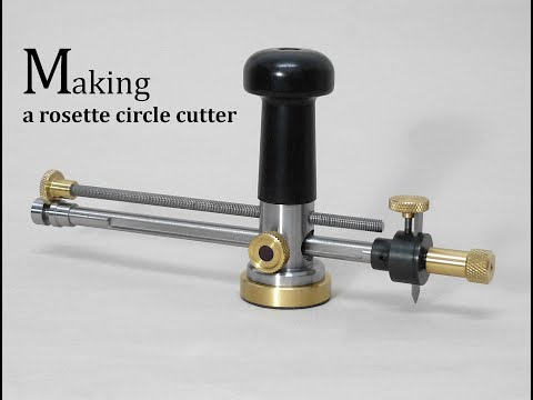 Making a Rosette Circle Cutter - YT Collaboration with Dadsinhisworkshop