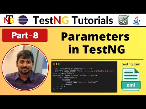 P8 - Parameters in TestNG | TestNG | Testing Framework |