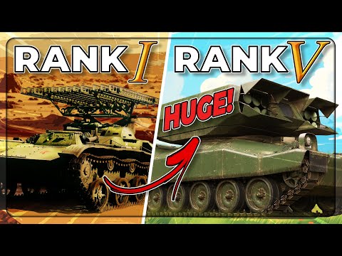 Evolving Tanks Until I Reach The Biggest Missiles in War Thunder!